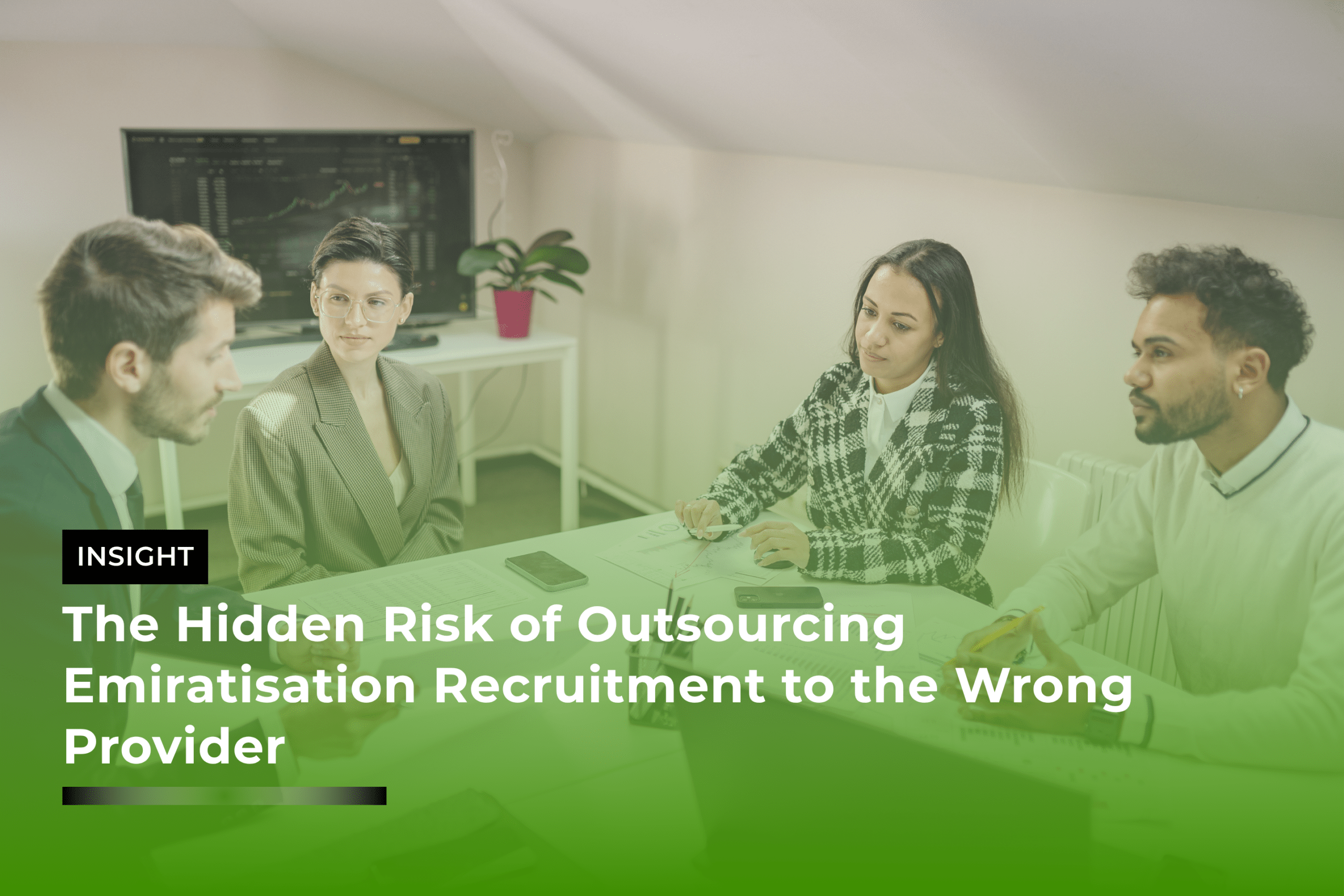 The Hidden Risk of Outsourcing Emiratisation Recruitment to the Wrong Provider